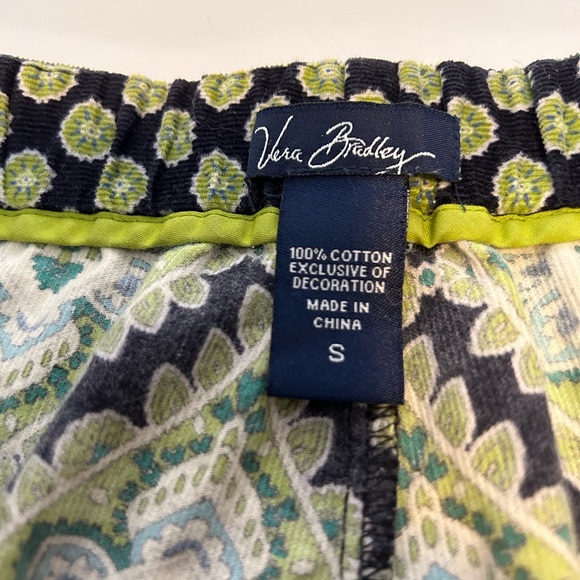Vera Bradley Lounge/Pajama Pants Size Small
Blue Green Pink Floral corduroy - Picture 8 of 9